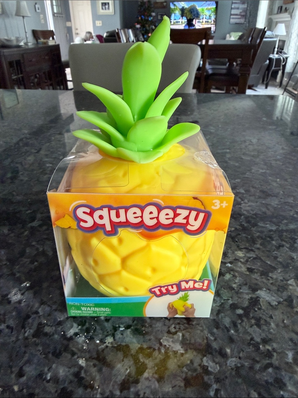 Pineapple Sensory Toy for Kids - Yellow & Green